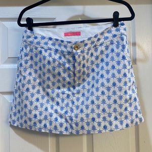 Lilly Pulitzer Turtle Print Skort